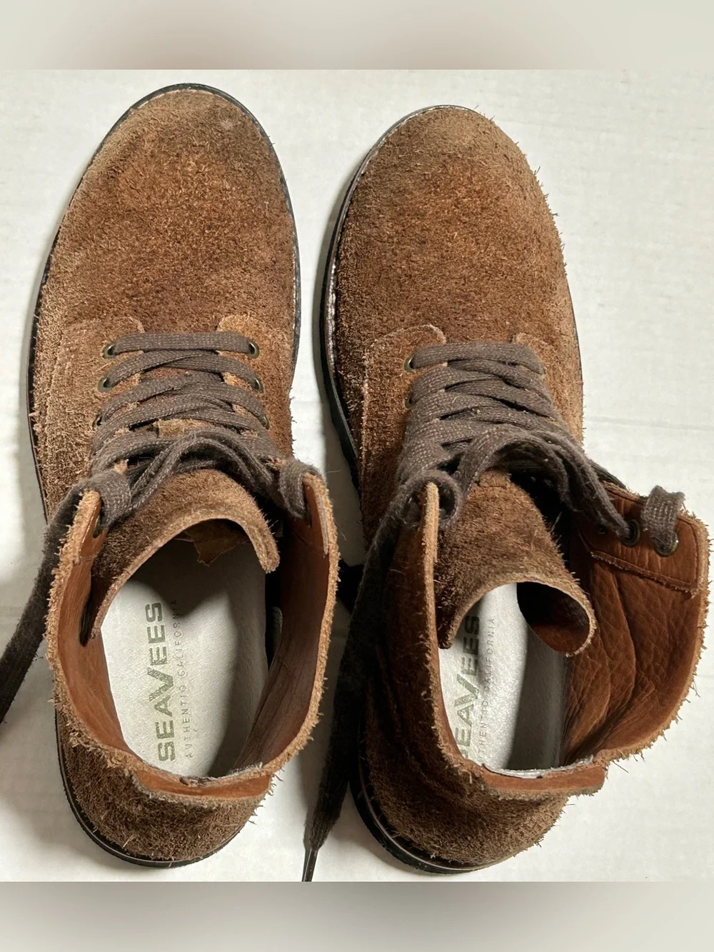 SeaVees suede upper